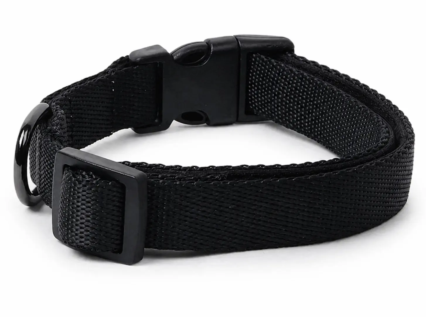 Black dog collar